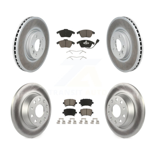 Coated Upgrade Brake Kit For 2009 Volkswagen CC Sport/Luxury. With 340mm Diameter Front Rotor KGC-101227 Transit Auto