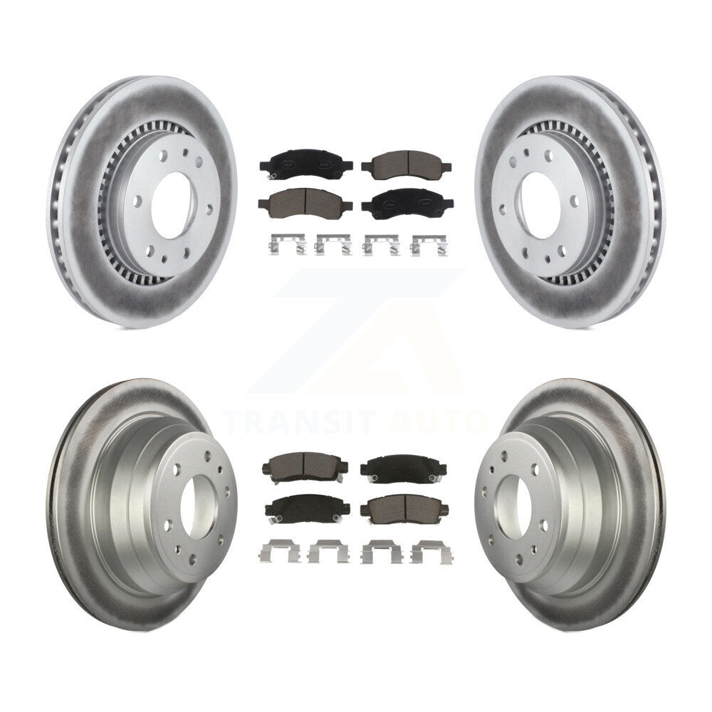 Coated Upgrade Brake Kit For 2006 Buick Rainier 4.2L KGC-101234 Transit Auto