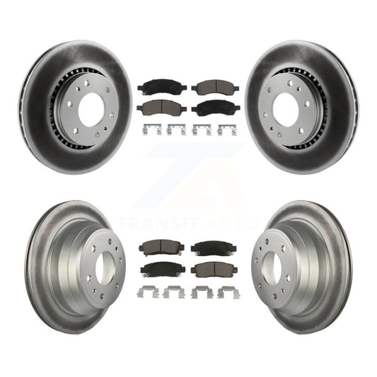 Coated Upgrade Brake Kit For 2006 Buick Rainier 5.3L KGC-101235 Transit Auto