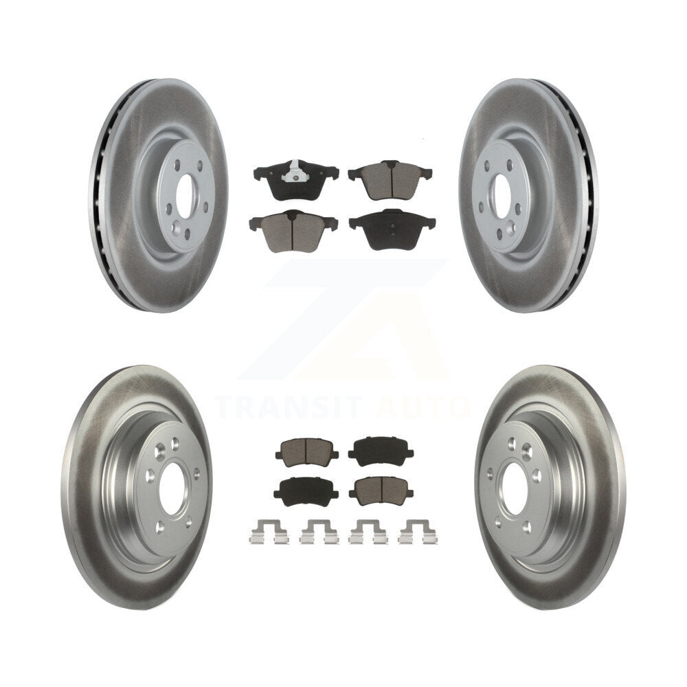 Coated Upgrade Brake Kit For 2013 Volvo S60 With 336mm Diameter Front Rotor KGC-101248 Transit Auto