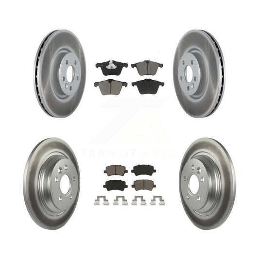Coated Upgrade Brake Kit For 2008 Volvo V70 With 336mm Diameter Front Rotor KGC-101248 Transit Auto