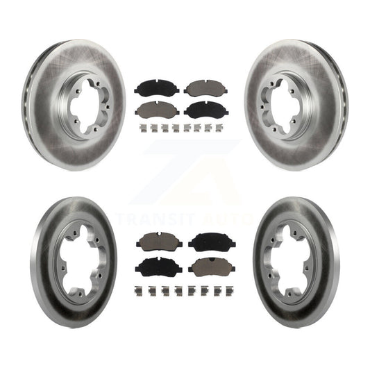 Coated Upgrade Brake Kit For 2015 Ford Transit-150 With 5 Lug Wheels and Without 4600 Lb Front Axle KGC-101285 Transit Auto
