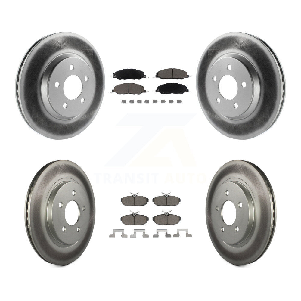 Coated Upgrade Brake Kit For 2005 Ford Mustang GT KGC-101288 Transit Auto