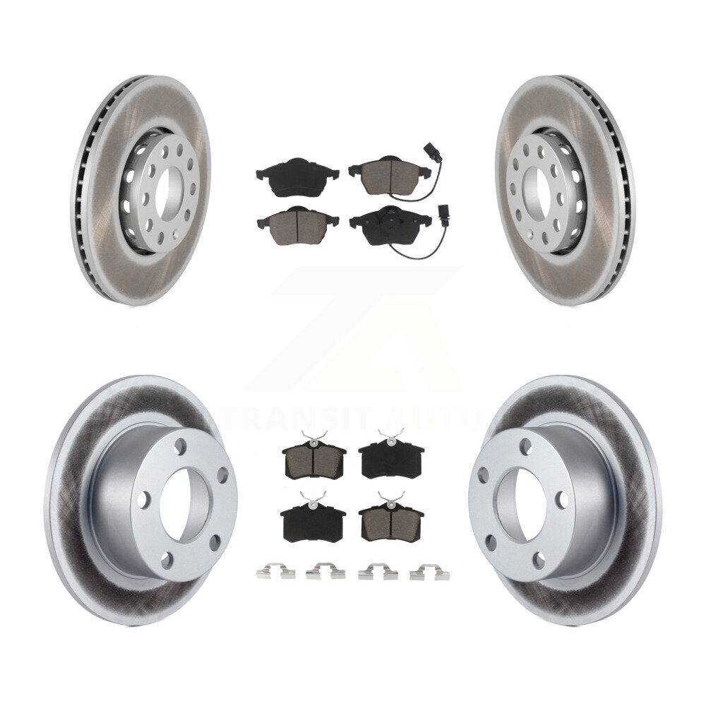 Coated Upgrade Brake Kit For 2004 Volkswagen Passat FWD and with 2.0L/2.8L/1.8L KGC-101303 Transit Auto