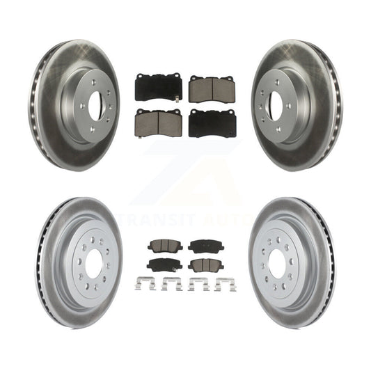 Coated Upgrade Brake Kit For 2013 Cadillac ATS With 321mm Diameter Front Rotor KGC-101310 Transit Auto
