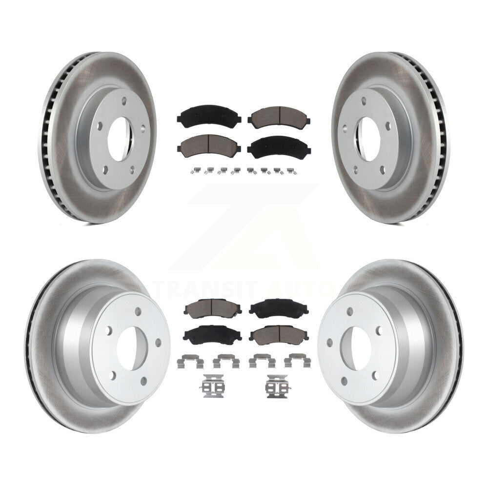 Coated Upgrade Brake Kit For 2004 Chevrolet S10 KGC-101313 Transit Auto