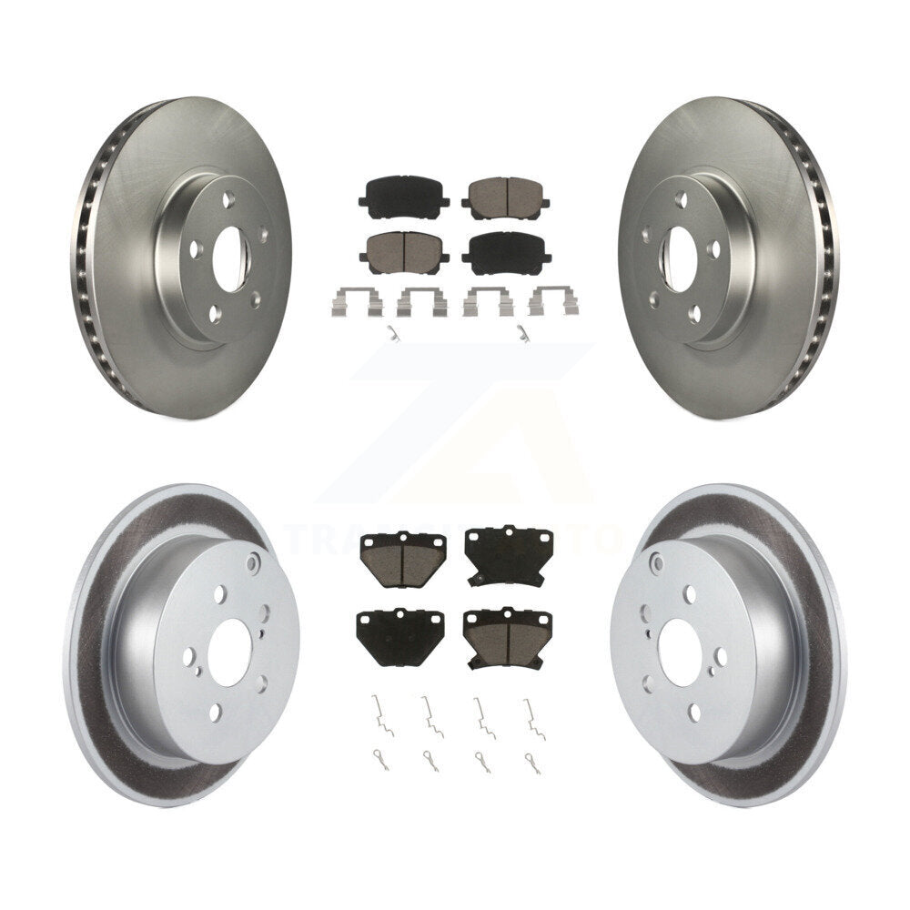 Coated Upgrade Brake Kit For 2004 Toyota Matrix KGC-101330 Transit Auto