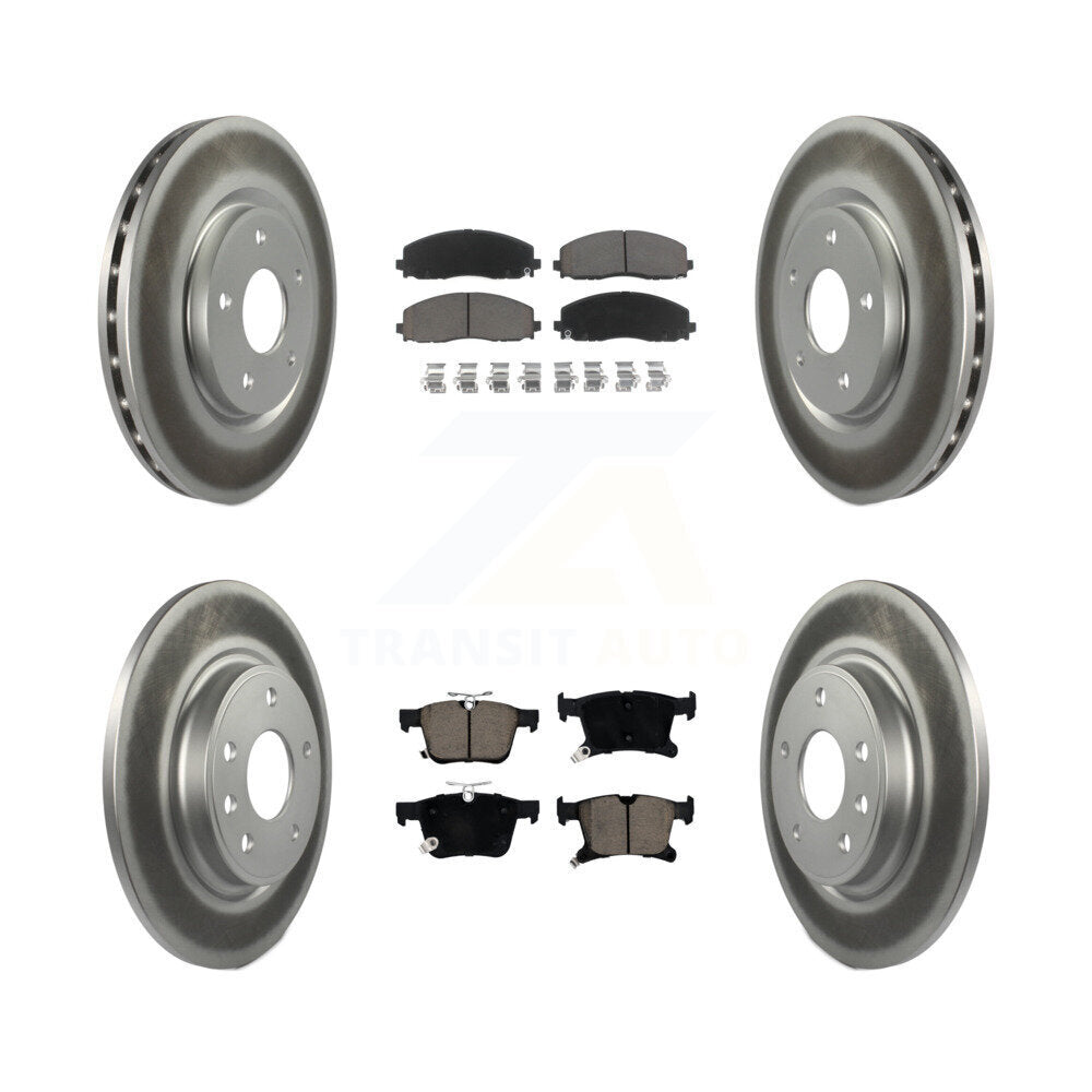 Coated Upgrade Brake Kit For 2017 Chrysler Pacifica KGC-101333 Transit Auto