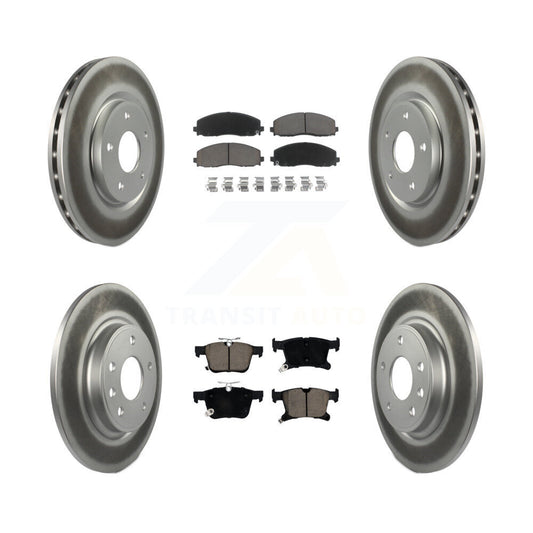 Coated Upgrade Brake Kit For 2017 Chrysler Pacifica KGC-101333 Transit Auto