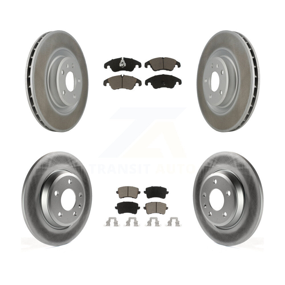 Coated Upgrade Brake Kit For 2009 Audi Q5 With 345mm Diameter Front Rotor KGC-101339 Transit Auto