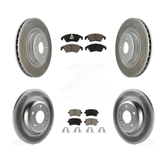 Coated Upgrade Brake Kit For 2009 Audi Q5 With 345mm Diameter Front Rotor KGC-101339 Transit Auto