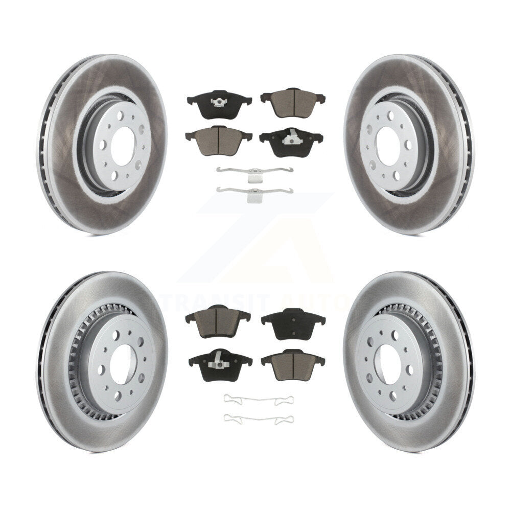 Coated Upgrade Brake Kit For 2005 Volvo XC90 With 316mm Diameter Front Rotor KGC-101347 Transit Auto