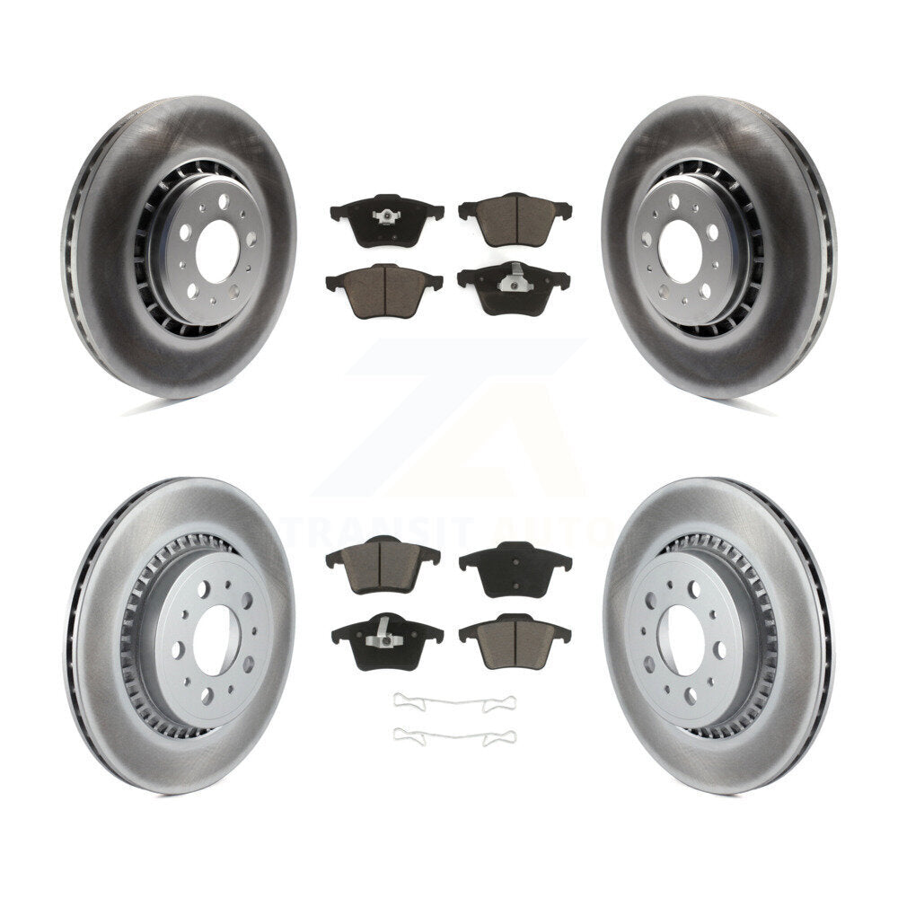 Coated Upgrade Brake Kit For 2011 Volvo XC90 With 336mm Diameter Front Rotor KGC-101348 Transit Auto