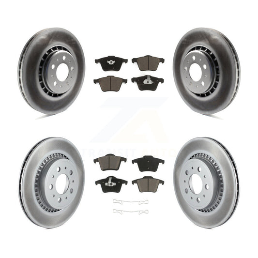 Coated Upgrade Brake Kit For 2011 Volvo XC90 With 336mm Diameter Front Rotor KGC-101348 Transit Auto