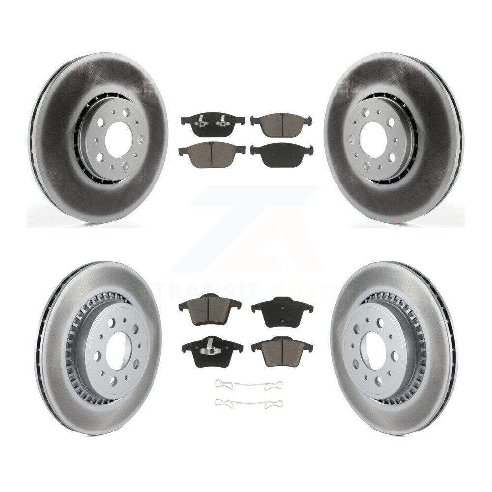 Coated Upgrade Brake Kit For 2005 Volvo XC90 With 328mm Diameter Front Rotor KGC-101349 Transit Auto