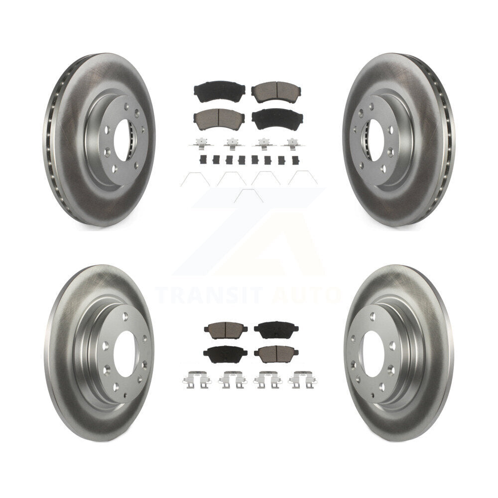 Coated Upgrade Brake Kit For 2006 Ford Fusion KGC-101361 Transit Auto
