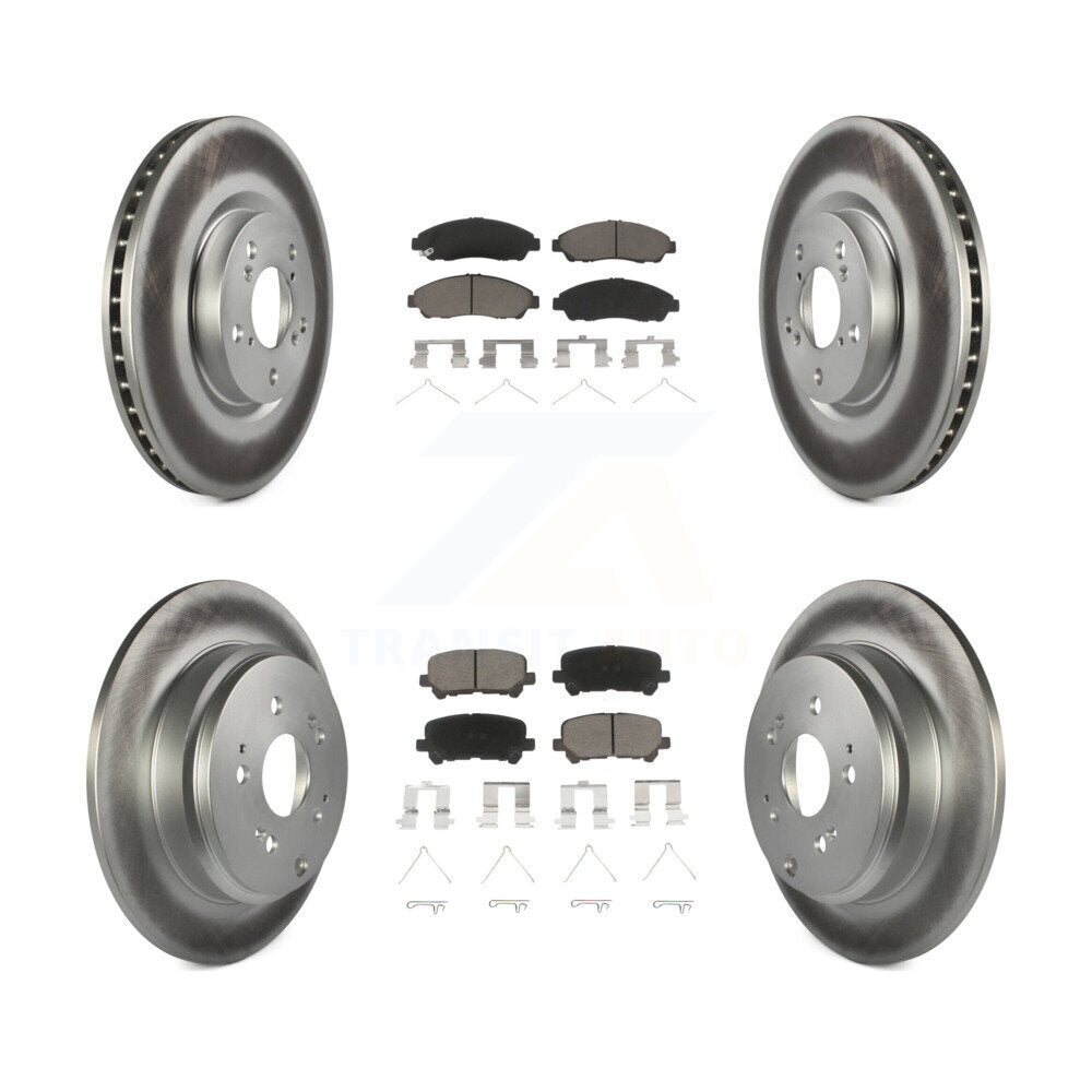Coated Upgrade Brake Kit For 2012 Honda Pilot KGC-101371 Transit Auto