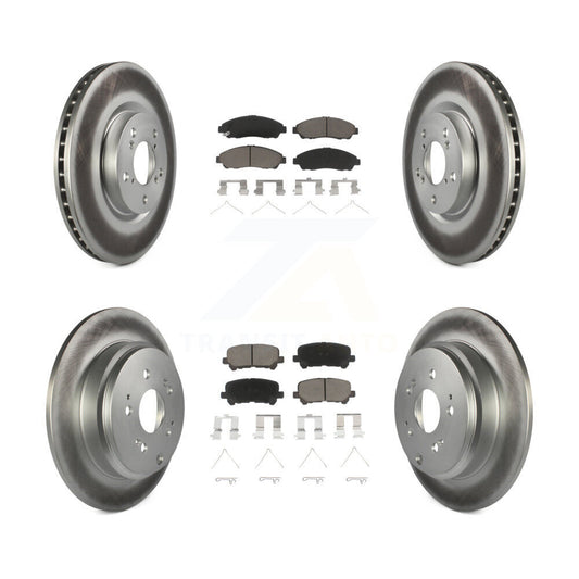 Coated Upgrade Brake Kit For 2007 Acura MDX KGC-101371 Transit Auto