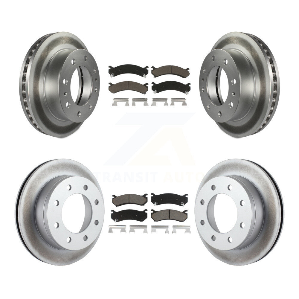 Coated Upgrade Brake Kit For 2004 GMC Sierra 2500 Automatic transmission KGC-101374 Transit Auto
