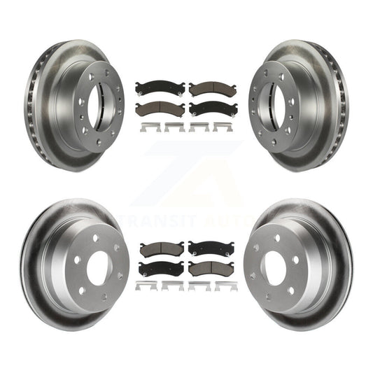 Coated Upgrade Brake Kit For 2003 Chevrolet Silverado 2500 HD With Four Wheel Steering KGC-101375 Transit Auto