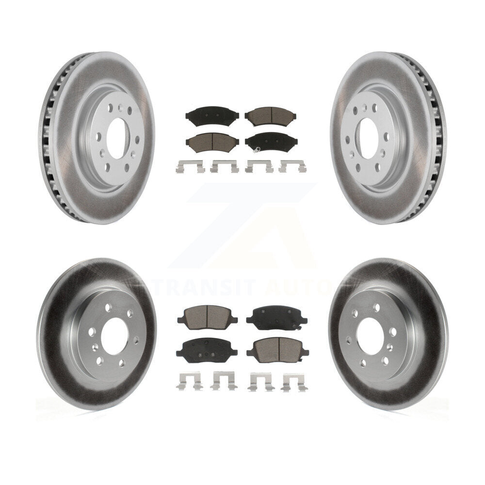 Coated Upgrade Brake Kit For 2006 Chevrolet Uplander FWD KGC-101378 Transit Auto