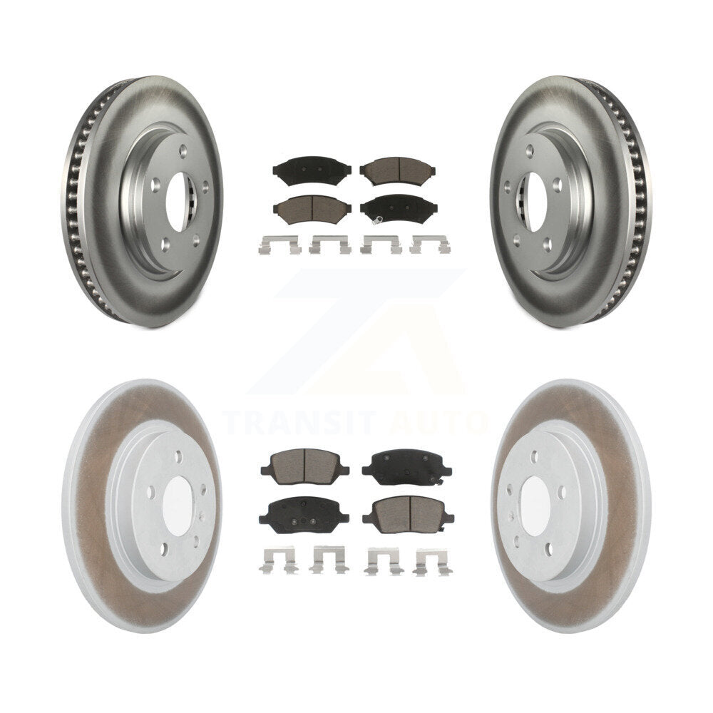 Coated Upgrade Brake Kit For 2005 Chevrolet Uplander FWD KGC-101379 Transit Auto