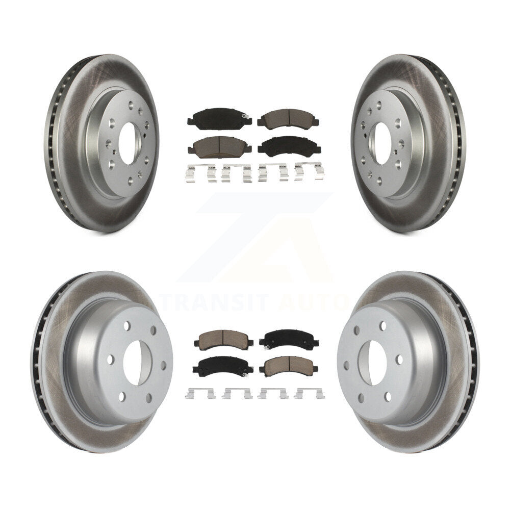 Coated Upgrade Brake Kit For 2009 GMC Savana 1500 KGC-101380 Transit Auto