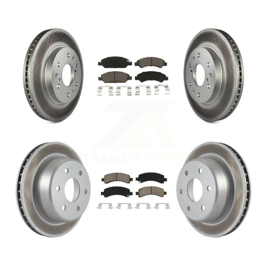 Coated Upgrade Brake Kit For 2009 Chevrolet Express 1500 KGC-101380 Transit Auto