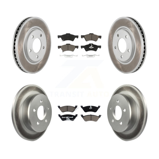 Coated Upgrade Brake Kit For 2002 Chrysler Town and Country KGC-101381 Transit Auto