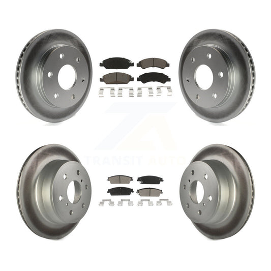 Coated Upgrade Brake Kit For 2007 GMC Sierra 1500 Disc rear brakes KGC-101394 Transit Auto