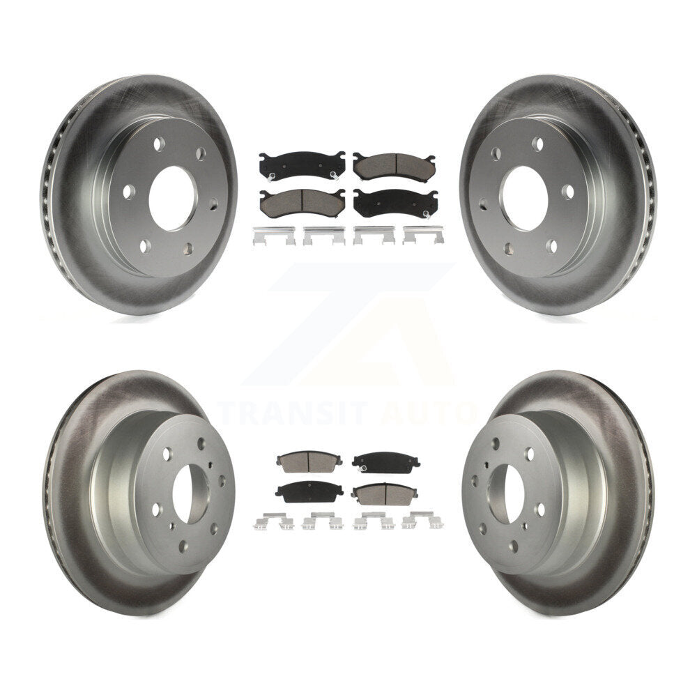 Coated Upgrade Brake Kit For 2007 Chevrolet Silverado 1500 Disc rear brakes KGC-101396 Transit Auto