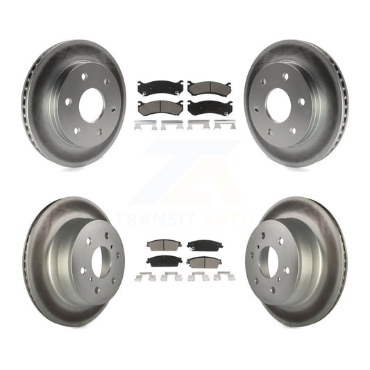 Coated Upgrade Brake Kit For 2007 Chevrolet Silverado 1500 Disc rear brakes KGC-101396 Transit Auto