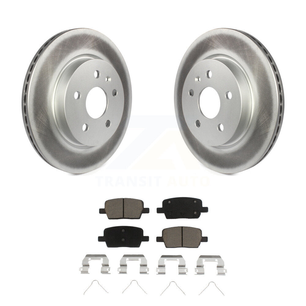 Coated Upgrade Brake Kit For 2016 Cadillac CT6 With 321mm Diameter Front Rotor KGC-100884 Transit Auto
