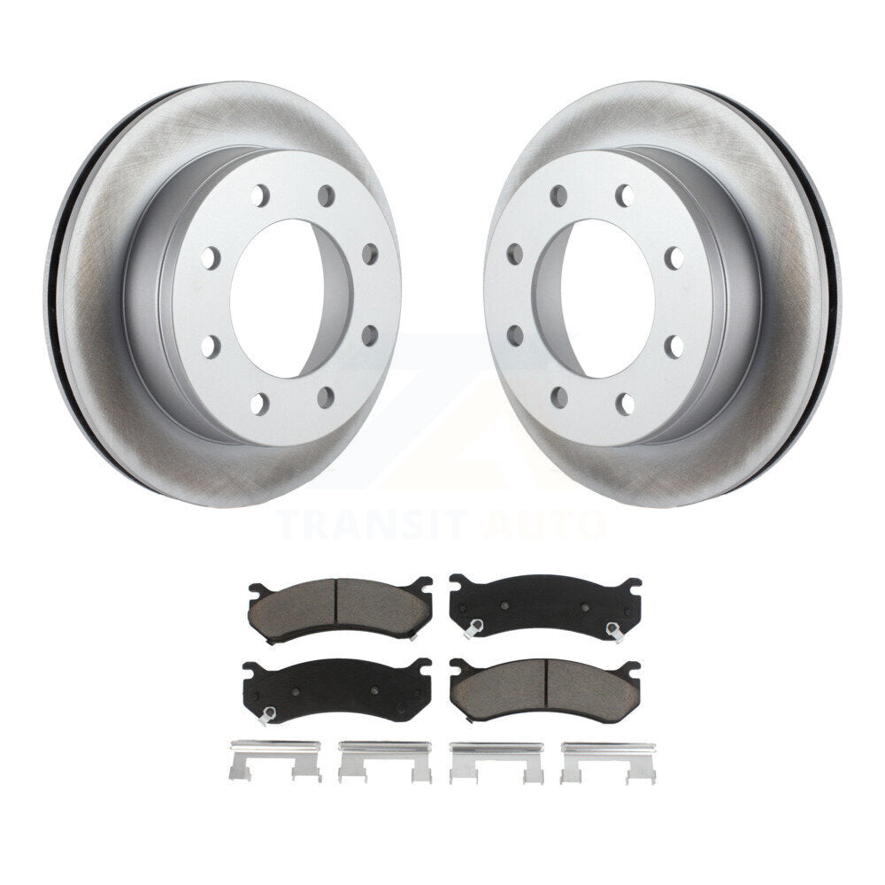 Coated Upgrade Brake Kit For 2004 GMC Sierra 2500 Automatic transmission KGC-101374 Transit Auto
