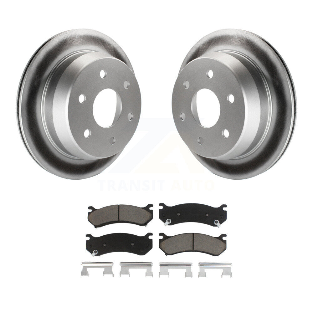 Coated Upgrade Brake Kit For 2003 Chevrolet Silverado 2500 With Four Wheel Steering KGC-101375 Transit Auto