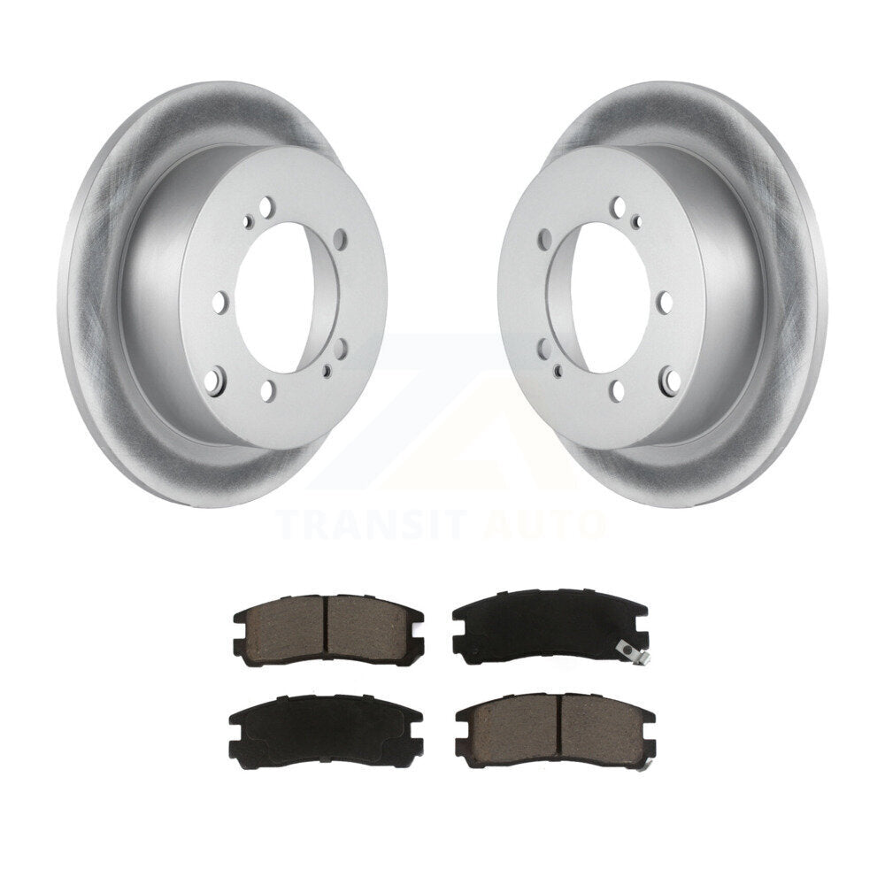 Coated Upgrade Brake Kit For 2004 Mitsubishi Eclipse Disc rear brakes KGC-101209 Transit Auto