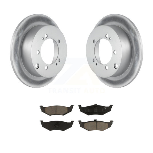 Coated Upgrade Brake Kit For 2000 Dodge Stratus With 14" Factory Wheels Transit Auto