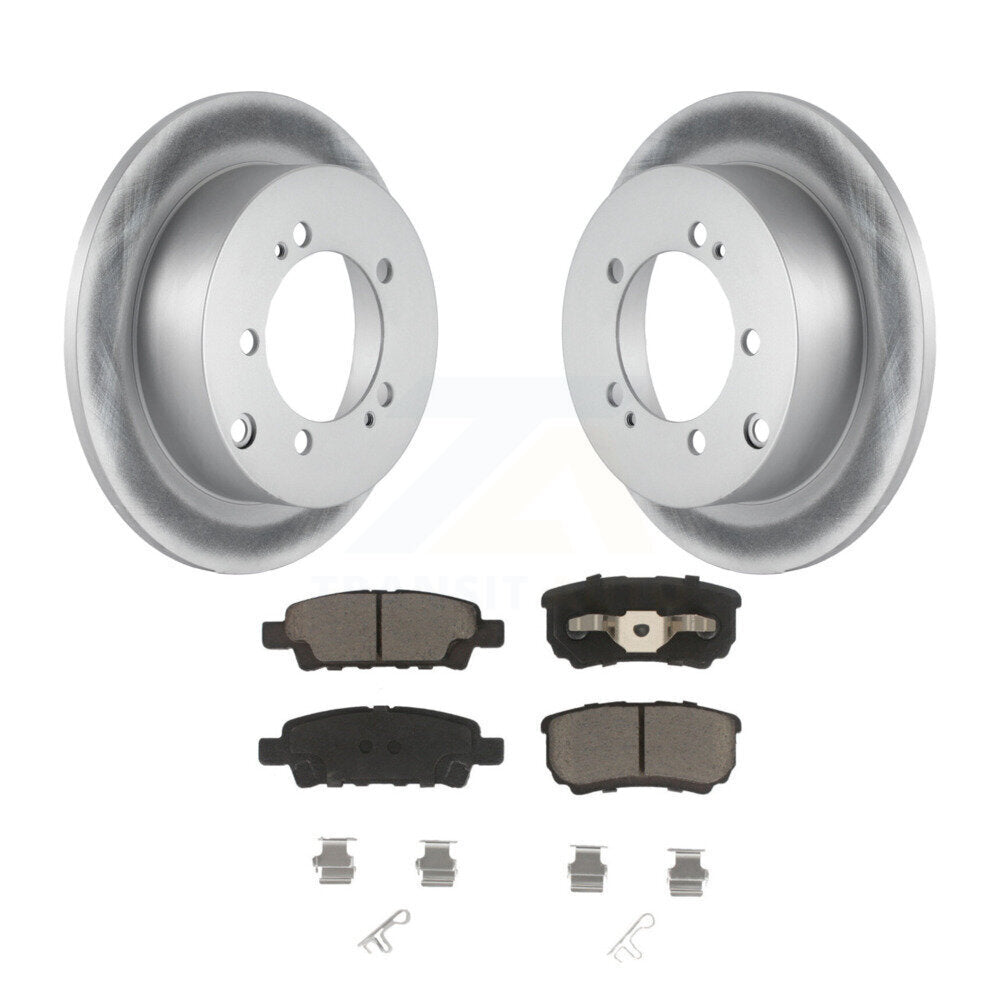 Coated Upgrade Brake Kit For 2005 Mitsubishi Outlander KGC-100693 Transit Auto