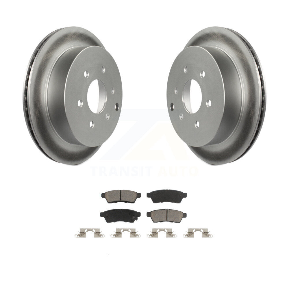 Coated Upgrade Brake Kit For 2005 Nissan Frontier 4WD KGC-101094 Transit Auto