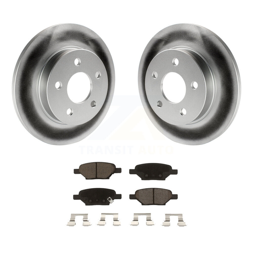 Coated Upgrade Brake Kit For 2004 Saturn Ion Supercharged KGC-100673 Transit Auto
