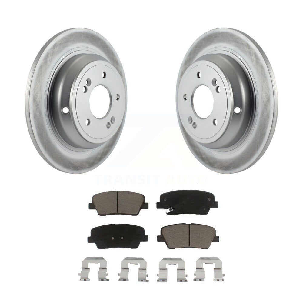Coated Upgrade Brake Kit For 2009 Hyundai Genesis 4.6L KGC-100847 Transit Auto