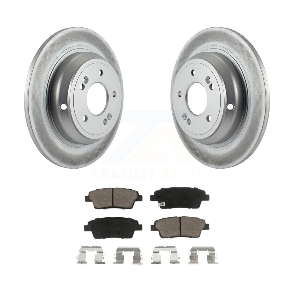 Coated Upgrade Brake Kit For 2017 Genesis G80 3.8L KGC-100764 Transit Auto