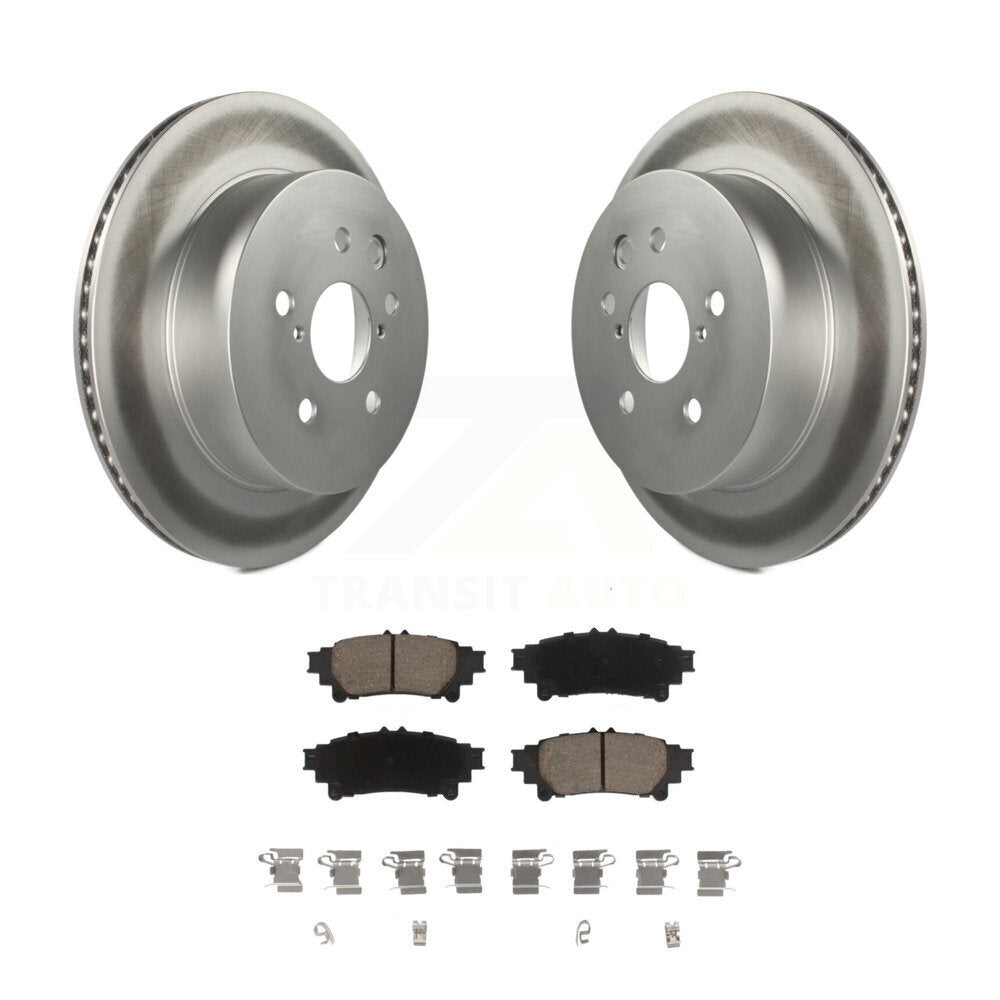 Coated Upgrade Brake Kit For 2015 Lexus IS350 C/C F Sport KGC-100009 Transit Auto