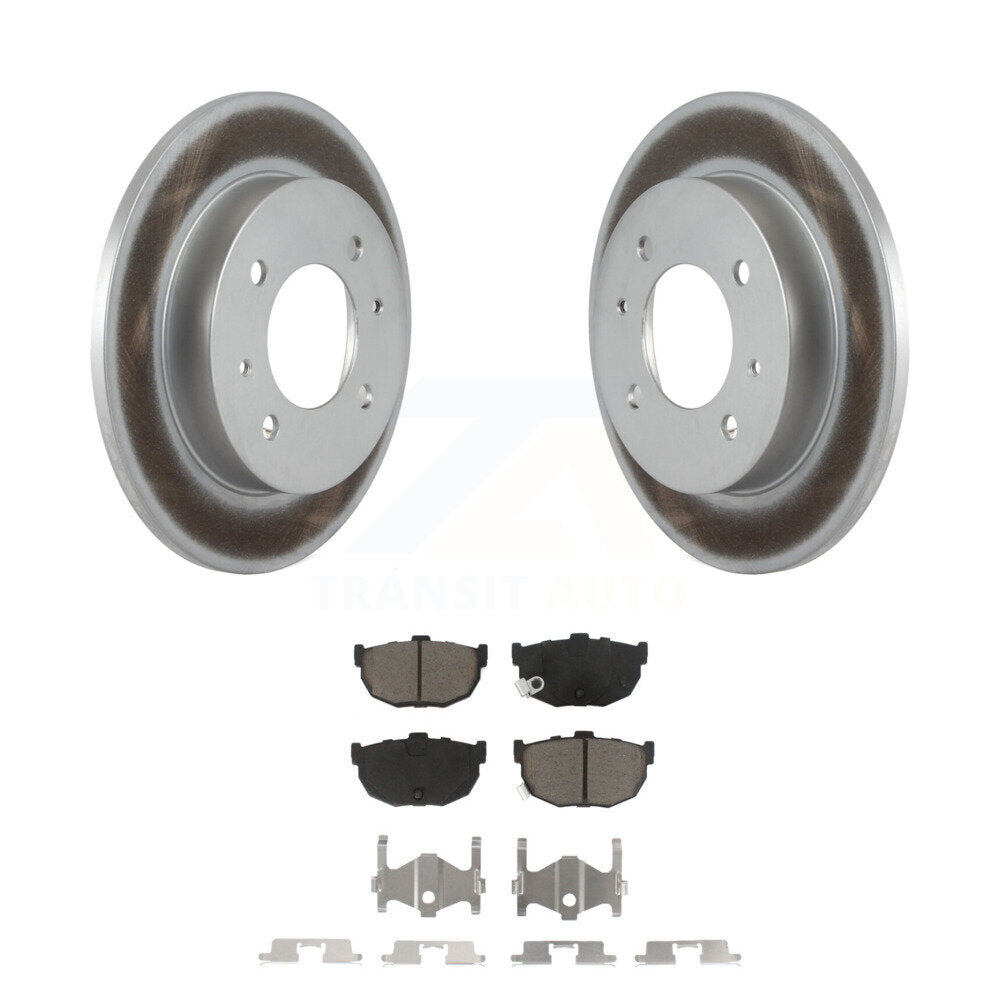 Coated Upgrade Brake Kit For 2004 Hyundai Elantra Disc rear brakes KGC-100961 Transit Auto