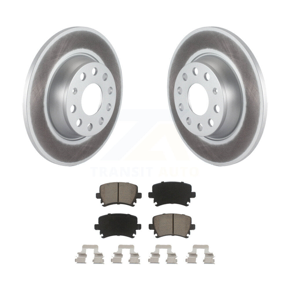 Coated Upgrade Brake Kit For 2006 Volkswagen Passat FWD and with Naturally Aspirated Transit Auto