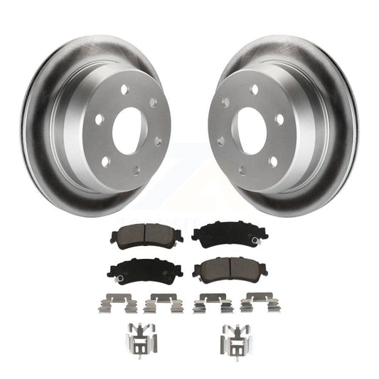 Coated Upgrade Brake Kit For 2000 GMC Yukon Drum rear brakes. With Single Piston Caliper Transit Auto