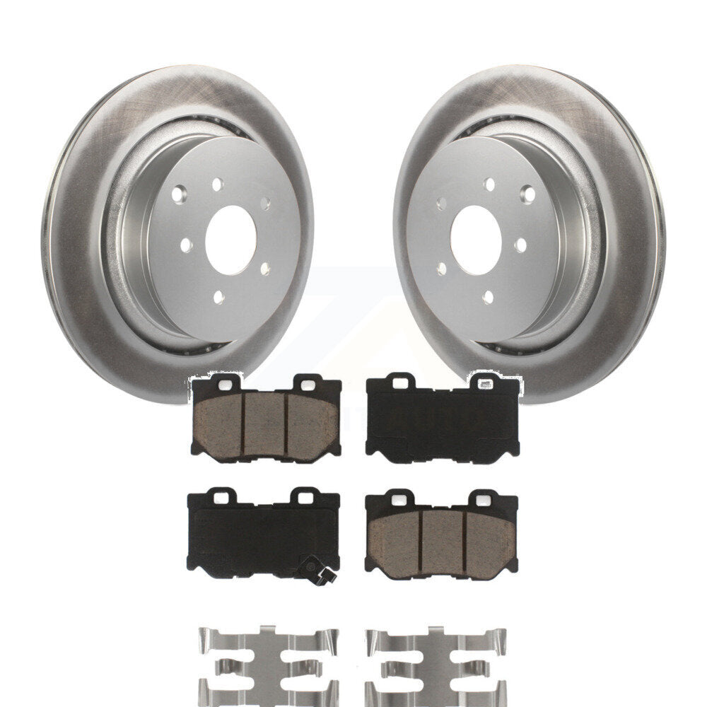 Coated Upgrade Brake Kit For 2017 INFINITI Q60 With Dual Piston Caliper KGC-103635 Transit Auto