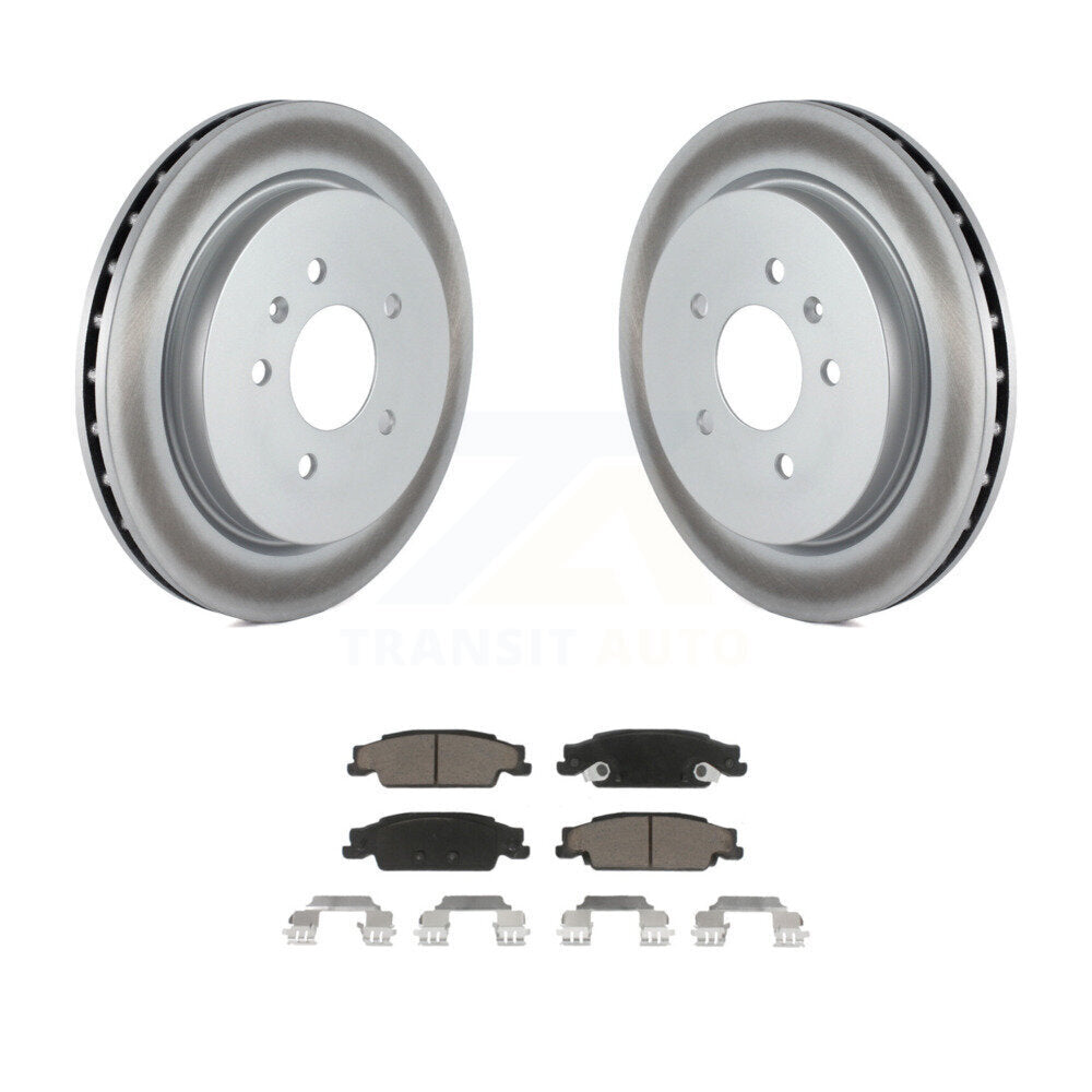 Coated Upgrade Brake Kit For 2006 Cadillac CTS Base. With Standard Suspension KGC-100986 Transit Auto