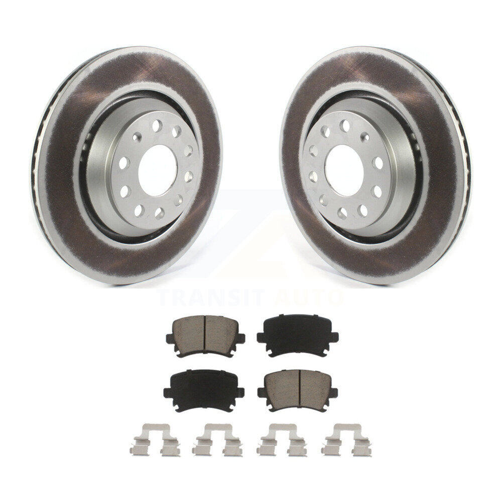 Coated Upgrade Brake Kit For 2018 Volkswagen GTI With Performance Package KGC-100979 Transit Auto