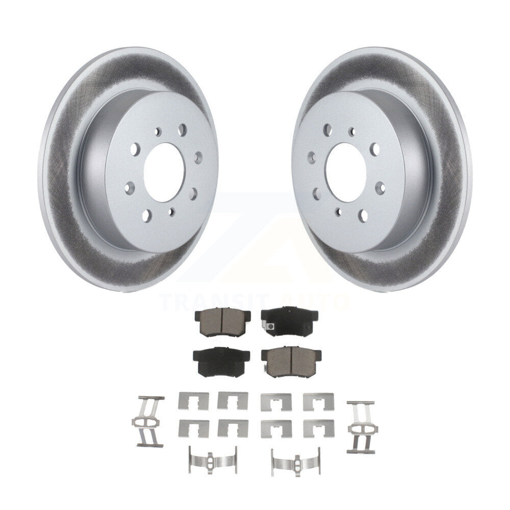 Coated Upgrade Brake Kit For 2005 Acura EL KGC-100852 Transit Auto
